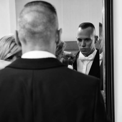 Preparativos del novio 