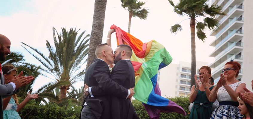 Germán y Manuel. Una divertida boda en el Hotel THB Torrequebrada