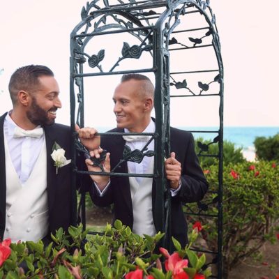 Sesión fotográfica de los novios