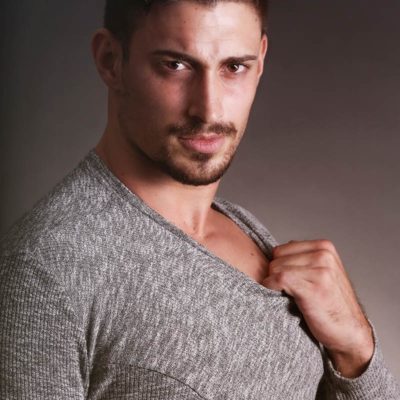 Sesión de moda de estudio. 