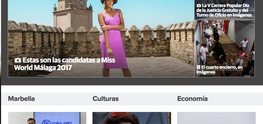 Fotos oficiales de Turismo de las candidatas a Miss World Málaga 2017