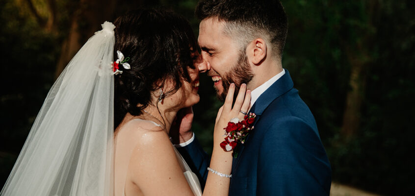 Javi y Victoria, su día más feliz