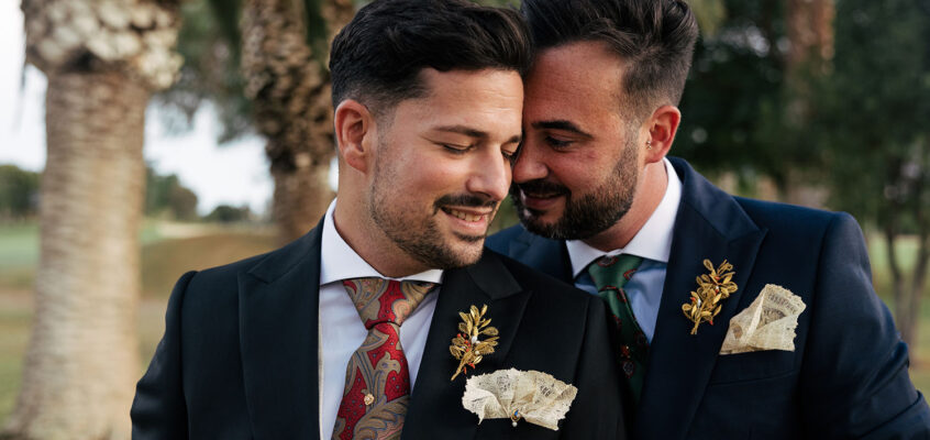 Javi y Paco , su boda en Guadalhorce Golf