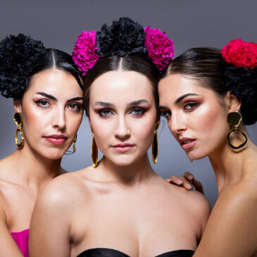 Fotos promocionales de moda flamenca. Jote Martínez – LO CURA 2024 –