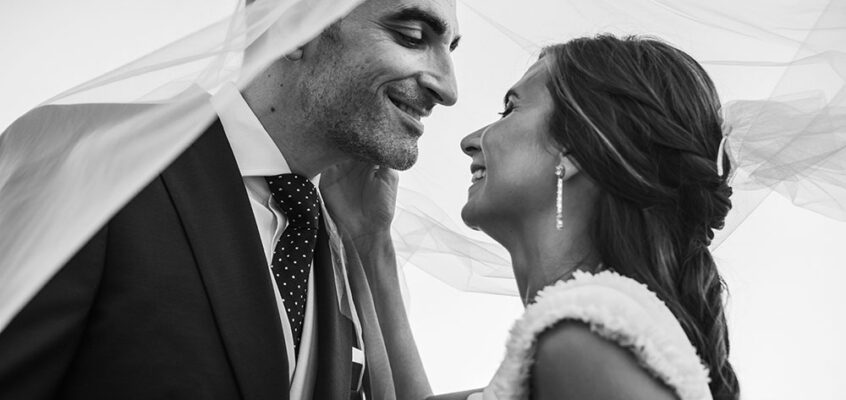 Anais y Guille en su gran día de la boda